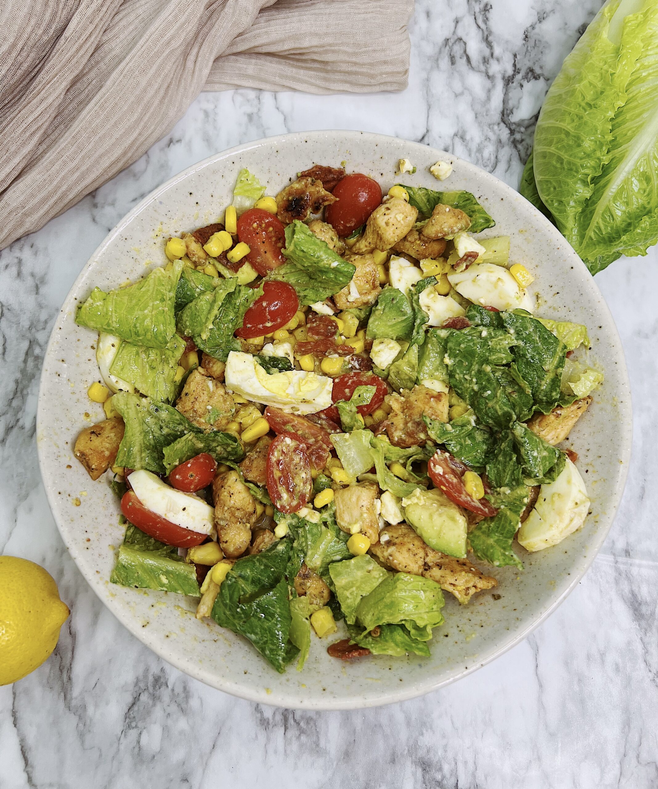 Chicken Cobb Salad  with Oregano Dressing