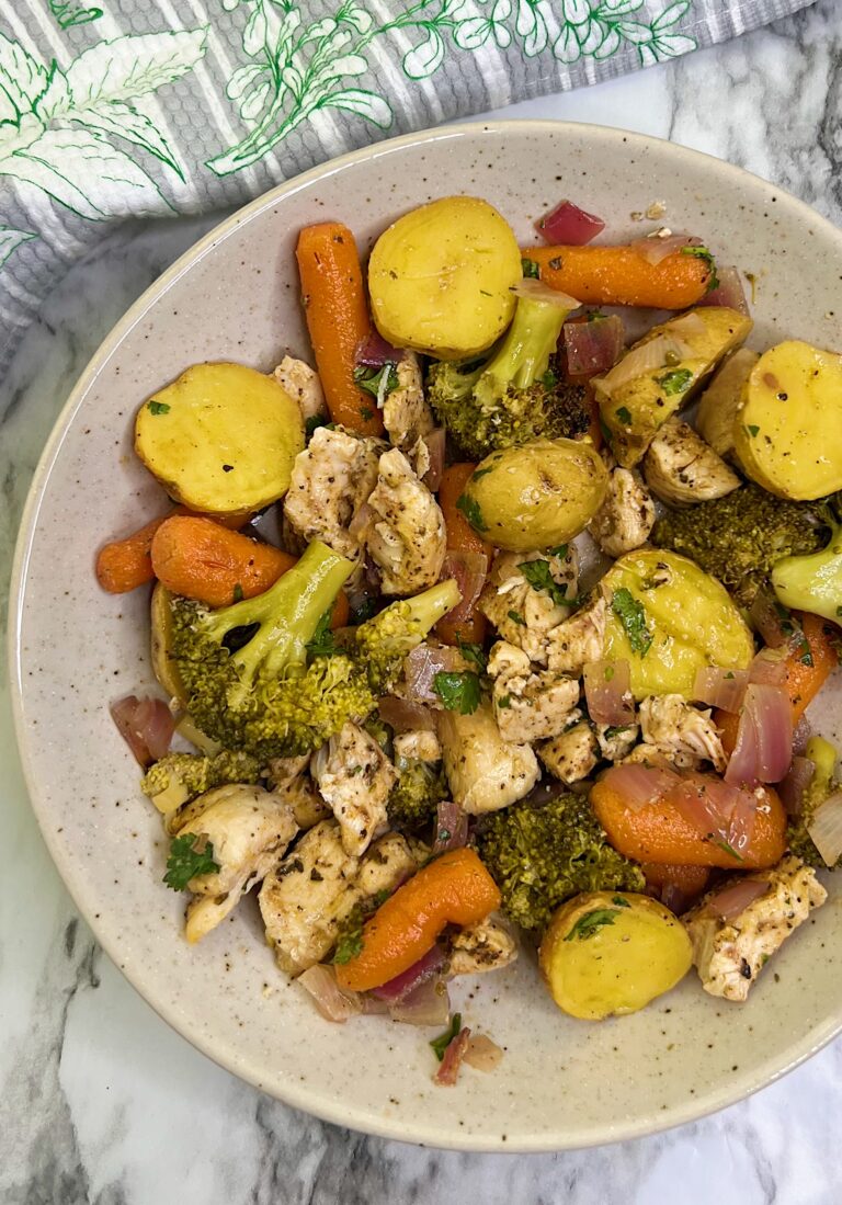 One-Pan Roasted Lemon Chicken with Vegetables